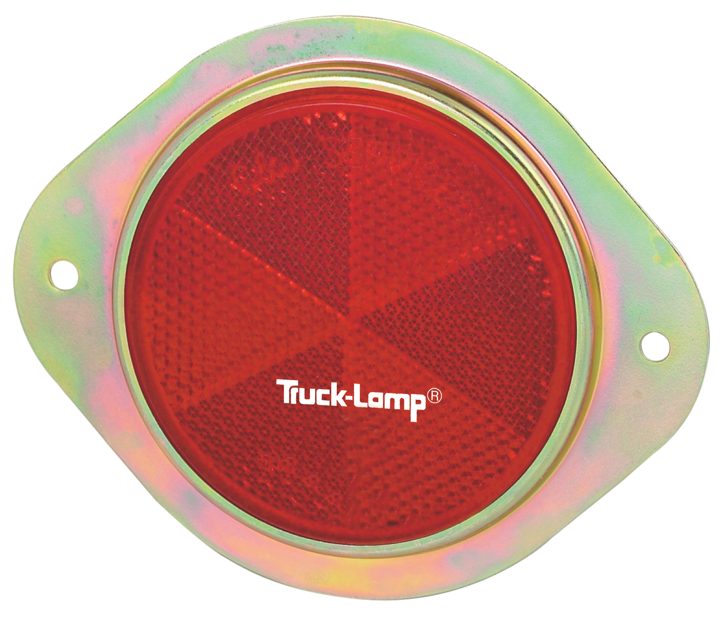 REFLECTOR WITH METAL FLANGE 50mm - RED