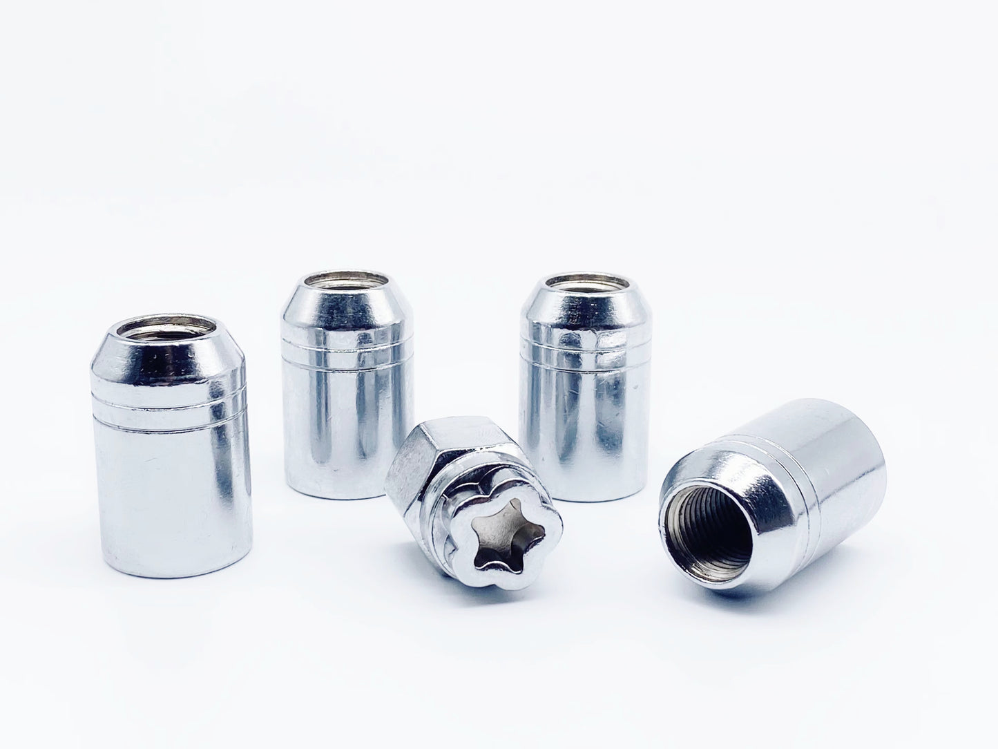 LOCK NUTS - M12X1.5RH 14X1.5X28MM, 1PC KEY
