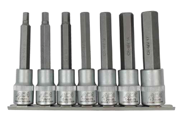 SOCKET - HEX BIT SET - 7PC