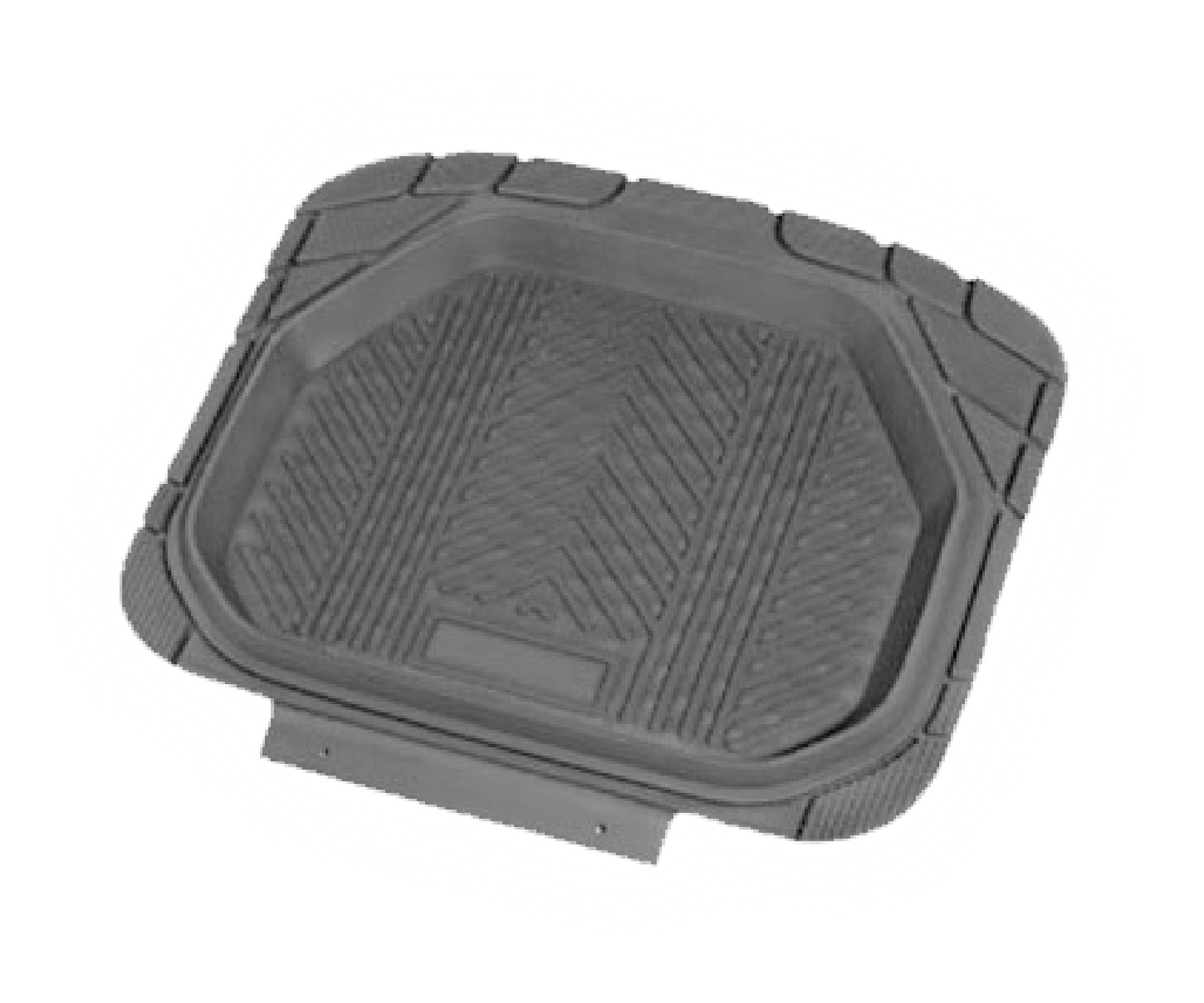 MATS - 2 PC REAR RUBBER - GREY