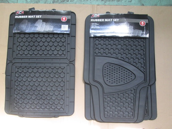 MATS - 4 PC FRONT/REAR - BLACK