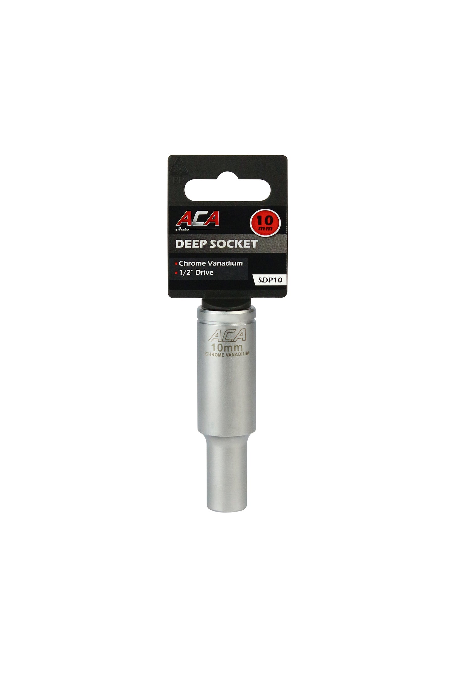 1/2 " DEEP SOCKET W/LASER, PLASTIC HANGER