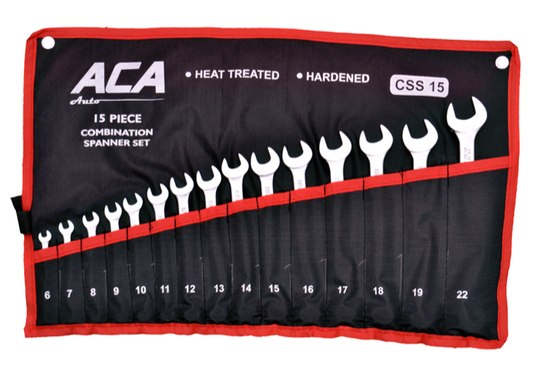 SPANNER COMBINATION SET - 15PC