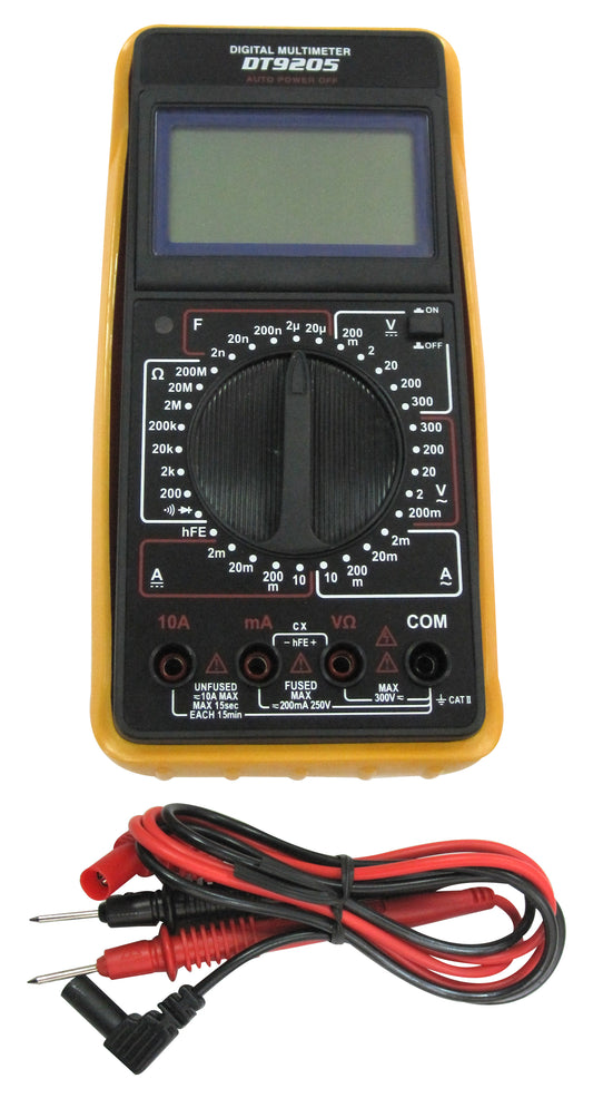 DIGITAL MULTI-METER - 1PC Double Blister