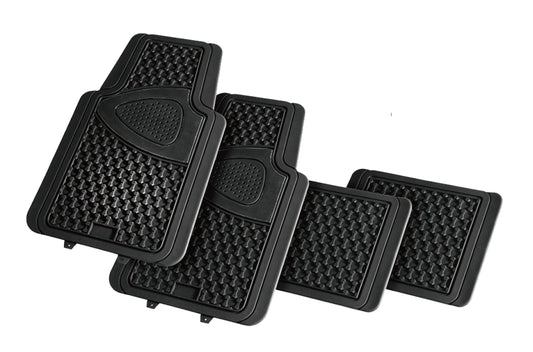 MATS - 4 PC FRONT/REAR  - BLACK