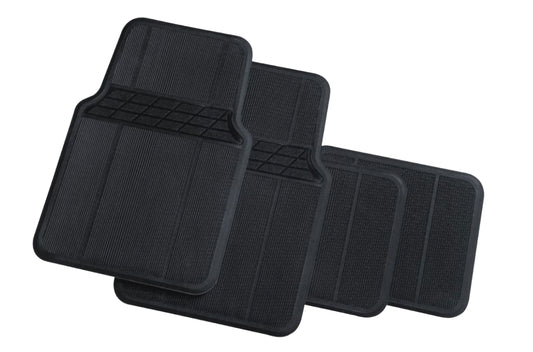 MATS - 4 PC ALL WEATHER RUBBER, BLACK