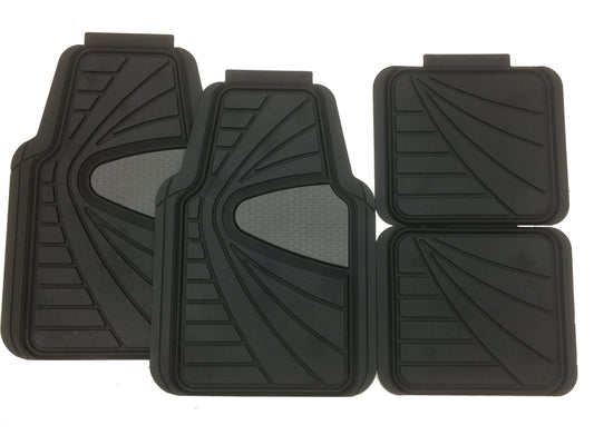 4PC RUBBER PVC MATS