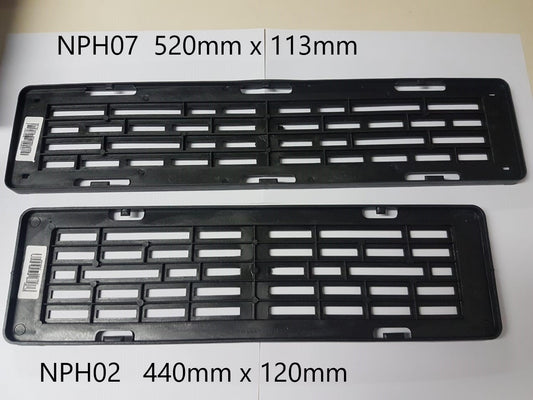 NUMBER PLATE HOLDER - 520MM X 113MM