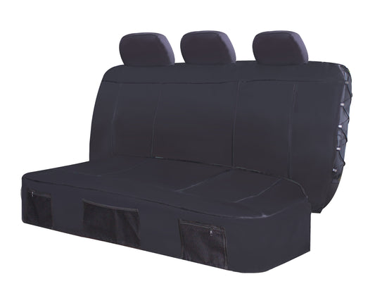 SAFARI REAR SEAT COVER - 5PC, Black