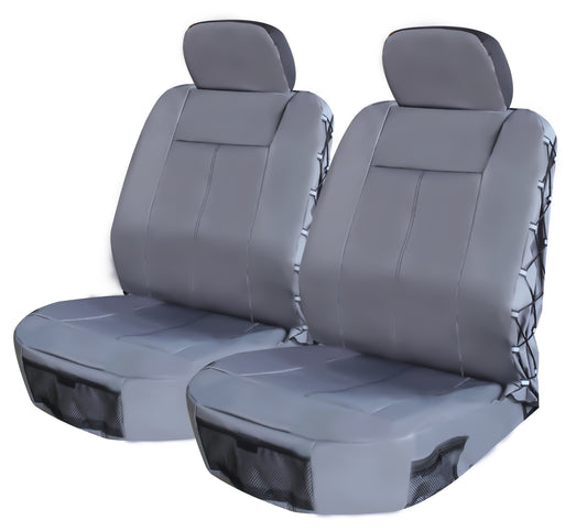 SAFARI FRONT SEAT COVER - 4PC, Grey