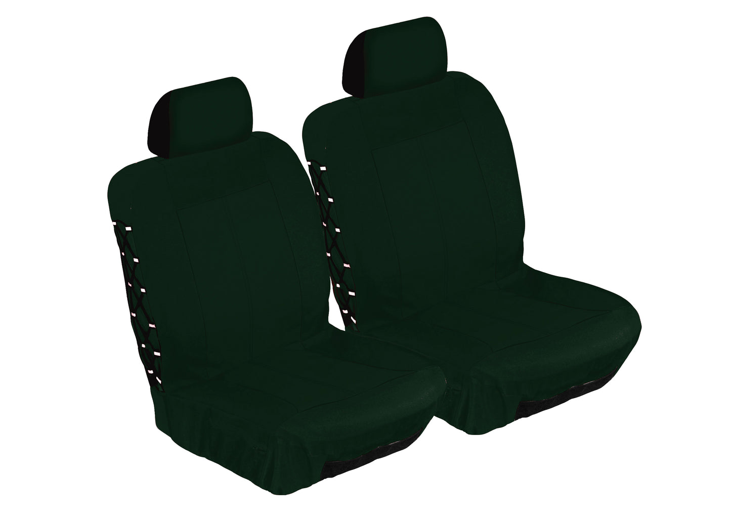 SAFARI FRONT SEAT COVER - 4PC, Military Green