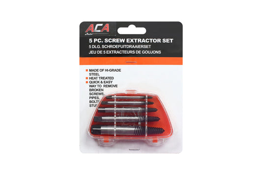 SCREW EXTRACTOR SET - 5 PC