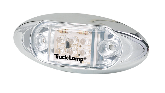 Side Marker 6 LED - 104mm(l) x 43mm(w) x 22mm(h) - CLEAR