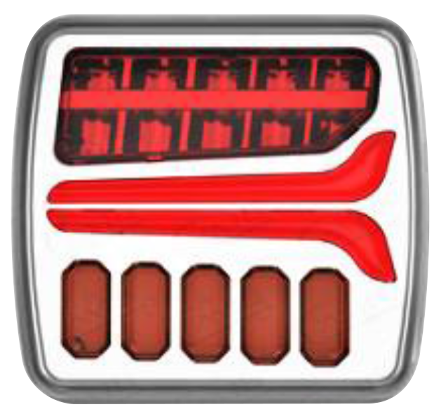 COMBINATION REAR STOP/INDICATOR & NUMBER PLATE LED – ACA Auto