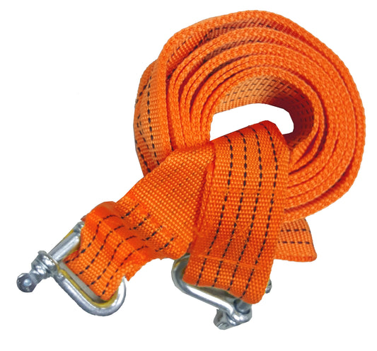 TOW ROPE - 2 TON, 50MMX3.5M, 10MM SHACKLES