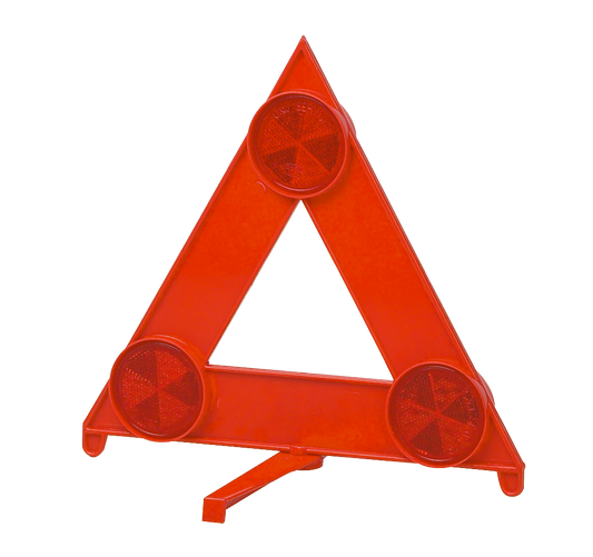 WARNING TRIANGLE - 2 Piece  (300mm x 300mm)